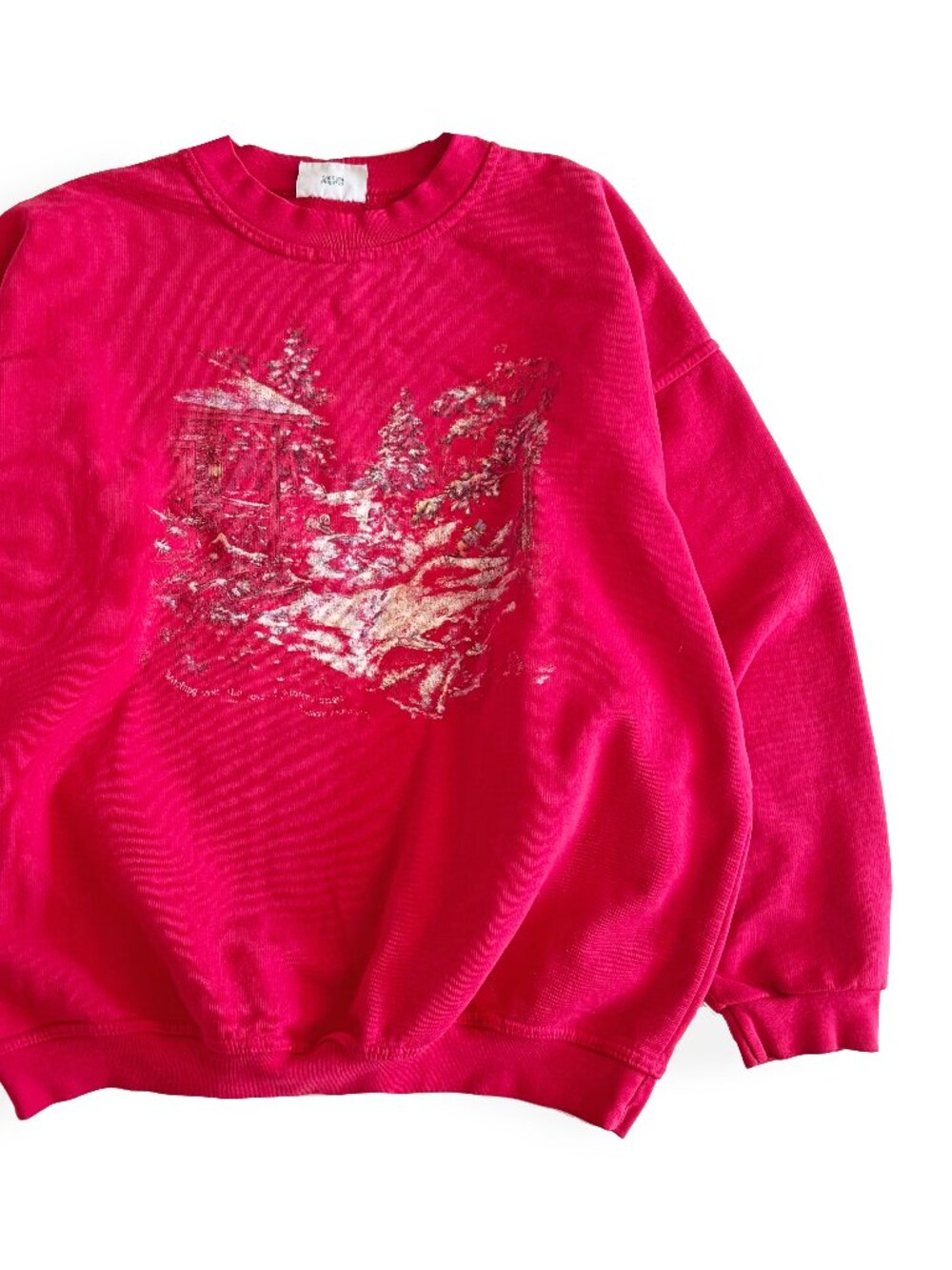 Vintage Northern Reflections, Winter Scene Sweatshirt